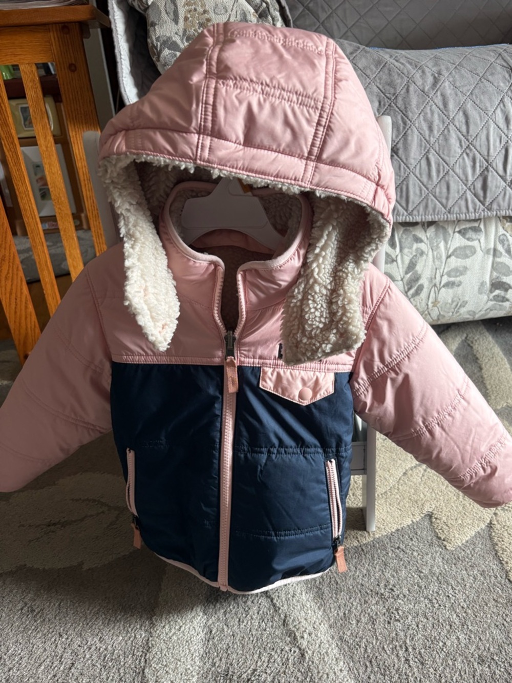 Patagonia Pink Sherpa Fleece Jacket - Toddler